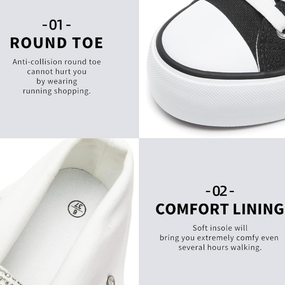 SZ 5 Black Platform High-Tops - Picture 4 of 17